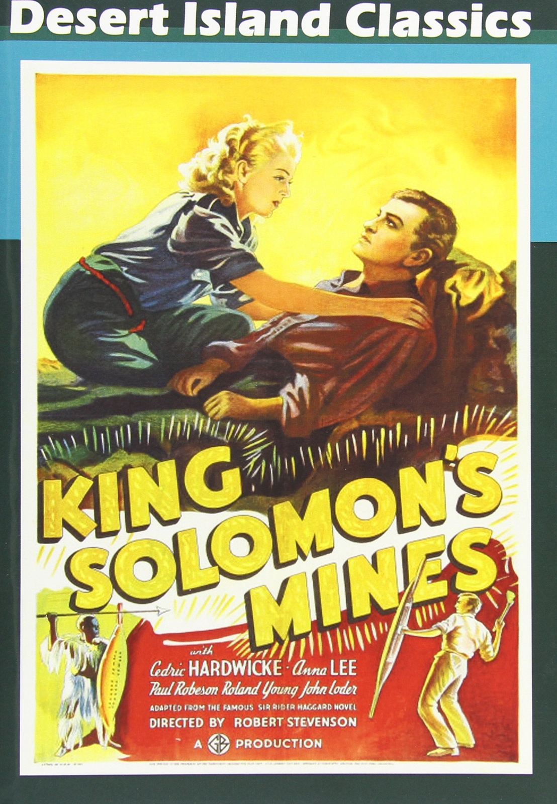 King Solomon's Mines (DVD) Cedric Hardwicke Paul Robeson Roland Young John Loder