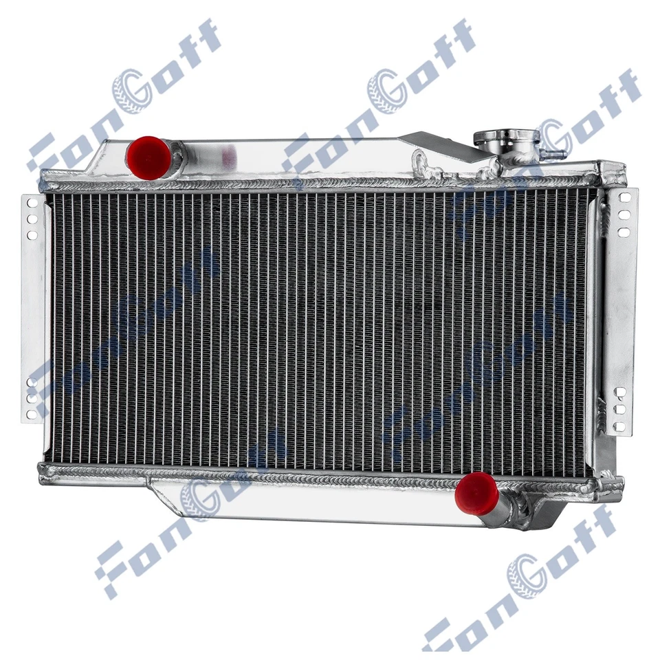 2-Rangées Aluminium Radiateur Pour Triumph Spitfire MARK III IV 1500 64-78 Nou - Immagine 3 di 4