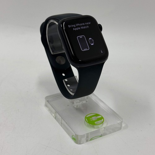 Bracelet sport GPS uniquement Apple Watch Series 9 45 mm minuit aluminium noir MR9A3LL/A