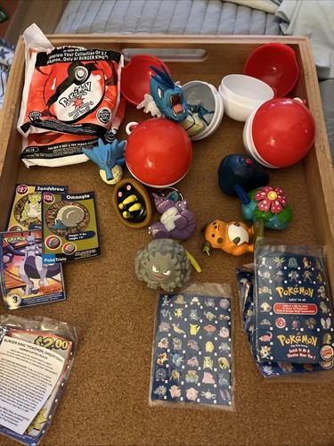 Pokémon Burger King Kinder Mahlzeiten 1999 Figuren wie vorgefunden