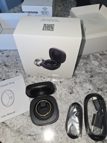 Smart Ring Fitnesstracker Herzfrequenz SPO2/BP Schlafüberwachung IP68 wasserdicht - Bild 9 von 9