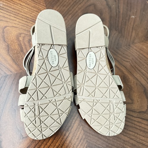 Earth Origins Damenschuhe Größe 9 W beige Riemchensandalen bequem breites Fußbett - Bild 7 von 9