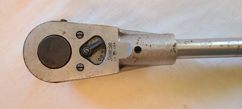 Snap-On USA Made LV 70 LV70 LV-70 3/4" Ratchet w/ Knurled Handle 24" Long - Foto 2 di 9