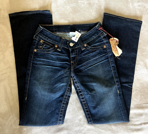 True Religion Becky Women's Jeans Size 27 Flap Pocket - Picture 3 of 11