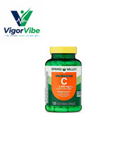 Spring Valley Ultra Strength Vitamin C 2000 mg Capsules Immune Health 120 Count