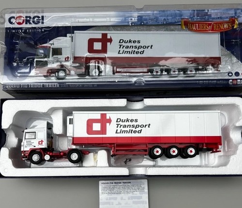 Corgi Limited Edition Volvo F10 Fridge Trailer Dukes Transport CC15506 1:50 MINT - Picture 1 of 3