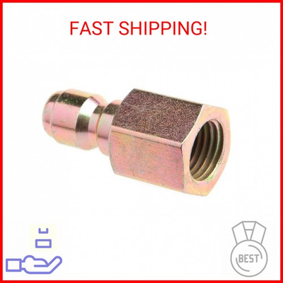 #ad Forney 75135 Pressure Washer Accessories Quick Coupler Plug 1 4 Inch Female NP $6.69