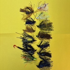 Thirteen New Rubber Skirted Jigs - Five With Rattles. New Without Packaging