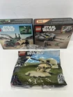 LOT Of 3 LEGO Star Wars 75363 Mandalorian N-1 Grogu 75344 Boba Fett's Starship