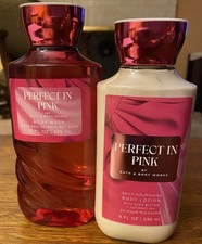 Bath  Body Works Perfect In Pink Body Wash And Lotion