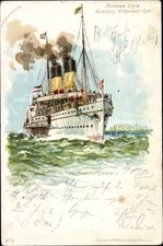 Künstler Litho Bohrdt, Hans, Dampfschiff Cobra, HAPAG - 10617492