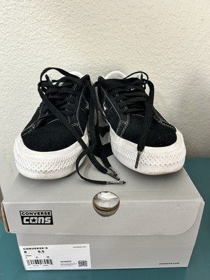 Converse Cons One Star Pro Shoes Men s 8 Women s 10.5 Unisex Black White Sneaker