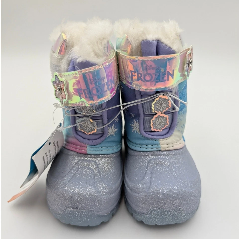 Botas de invierno de piel sintética Anna & Elsa Frozen 2 de Disney para niñas pequeñas talla US5D EU20 Foto 2 de 4
