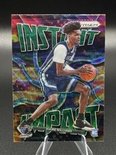 Ziaire Williams 2021-22 Panini Prizm RC #3 Instant Impact Green Wave RC Rookie