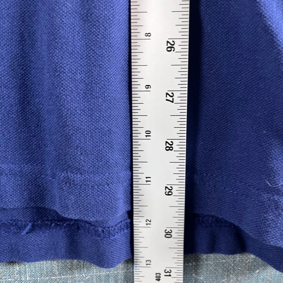 Camisa Polo Robert Graham Para Hombre Talla 2XL Azul 100% Algodón Informal Manga Corta Foto 4 de 4