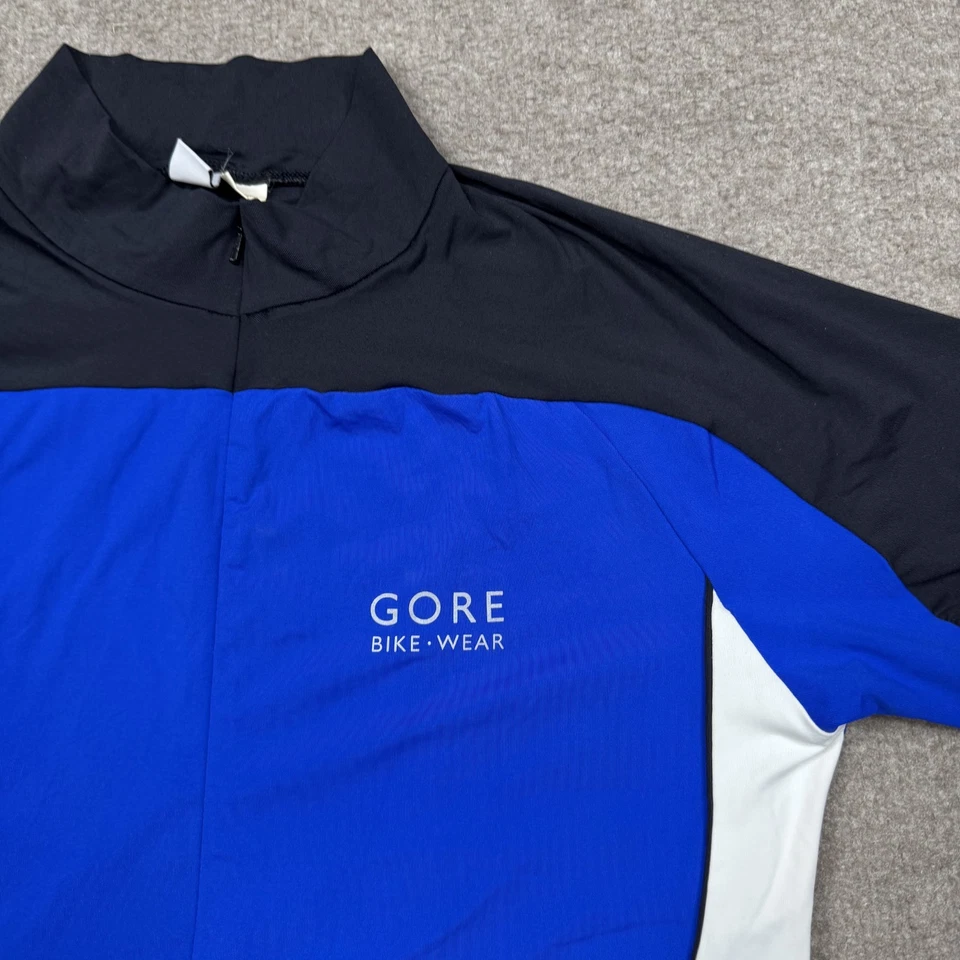 Camiseta deportiva para hombre Gore Bike Wear talla M azul manga corta rendimiento ciclismo Foto 3 de 4