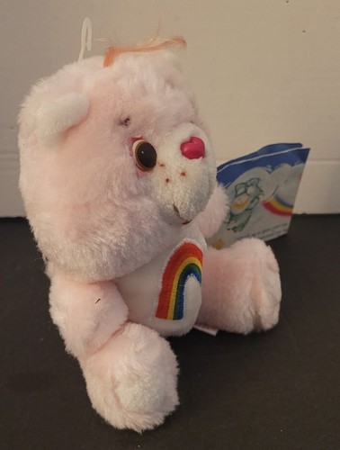 Peluche Kenner Care Bears 1983 vintage 6" Cheer Bear * nuevo con etiquetas * - Imagen 2 de 10