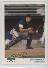 1992 Classic Best Macon Braves Joe Ayrault #9