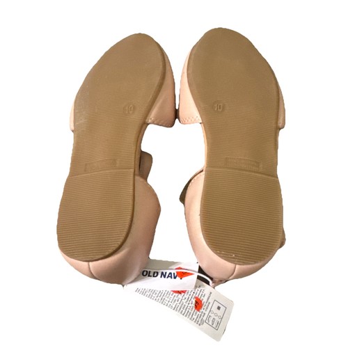 Old Navy Natural Beige Sandals Girls Size 10 NWT NEW Shoes - Picture 3 of 5