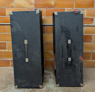 a Pair Yamaha S0112T Speaker System PA Stereo Monitor Cabinet