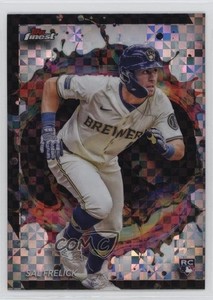 2024 Topps Finest Rare Checkerboard Refractor Sal Frelick #287 Rookie RC