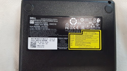 NEW Dell dw316 USB DVDRW External DVD Drive - Afbeelding 8 van 21