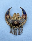 WW1 Battle of Arras Enamel & Gilt Metal Sweetheart Brooch