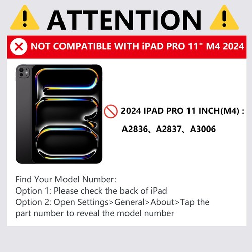 Magic Keyboard for iPad Pro 11&Air 11 Inch (M2,2024/M3,2025) and 10.9" iPad A... - Picture 9 of 9