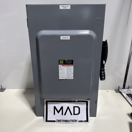 Square D H364 Schwerlast Sicherheitsschalter 200 Amp 600 Vac (siehe Bilder für Details)