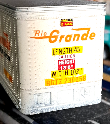 RTR HO = 1/87 ATHEARN 45' RIO GRANDE ACTION RAILROAD - gebaut 4 1/87 Anlage - weiß - Bild 3 von 11