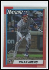 Dylan Crews 2025 Topps Chrome #90CB-16 1990  35th Anniversary Nationals
