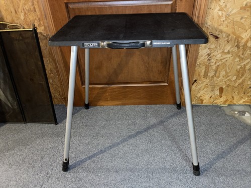 Vintage Da-Lite Safe-Lock professioneller Filmprojekt-O-Stand Metall Projektortisch