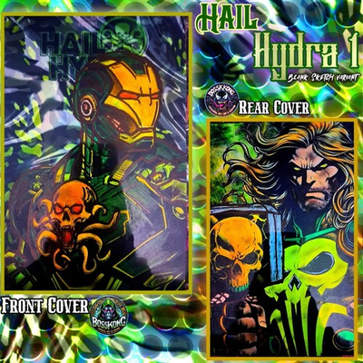 #ad Hail Hydra 1 BossKong Original Sketch Cover 1 1 Iron Hydra Hydra Thor Odinson $60.00