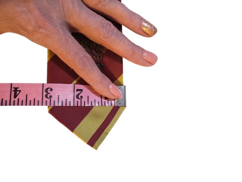 Harry Potter Gryffindor Teen Kid Tie Necktie Designer Gold Burgundy Stripe Logo - Picture 12 of 13