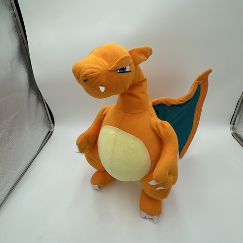 Neu mit Etikett Pokemon Charizard großer Jumbo 20 Zoll Plüschtier Nintendo Stofftier Spielzeugfabrik - Bild 20 von 24