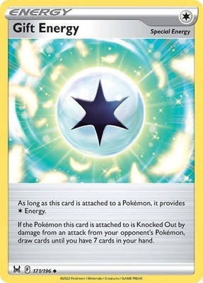 Gift Energy 171/196 Uncommon Lost Origin Pokemon Near Mint