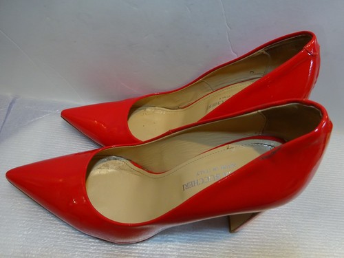 BIANCA BUCCHERI Size Eu 37 Au 6 Red Patent Leather Heels. Made in Italy. - Picture 11 of 14