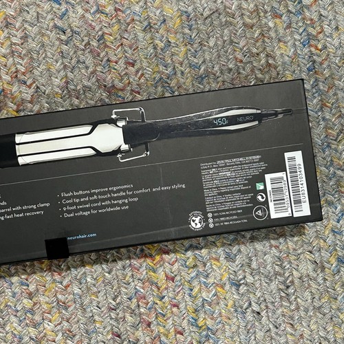 Neuro CURL XL IsoTherm Titanium 1.75" Spring Curling Iron NC17NAS BRAND NEW - Picture 7 of 20