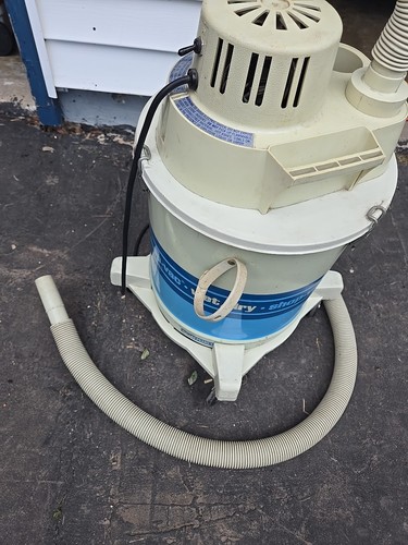 Vintage Shop-Vac Wet-Dry Model 600 Made in U.S.A Blue/White - Picture 5 of 10