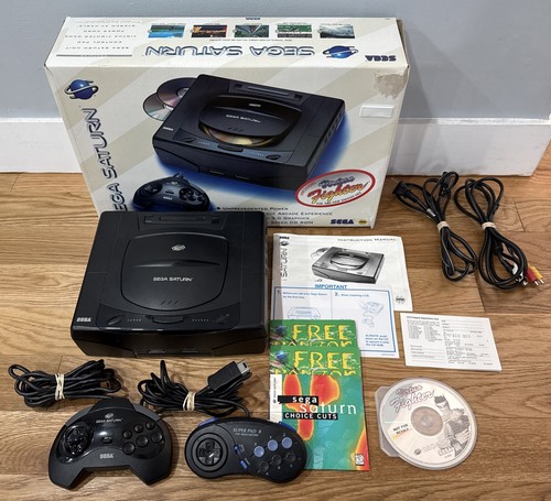 Sega Saturn MK-80001 Konsole komplett in Box mit Virtua Fighter - sehr gut