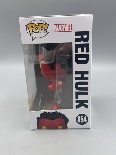 Funko Pop! Marvel Red Hulk #854 (Hot Topic Exc) Vinyl Figur siehe Fotos - Bild 2 von 12
