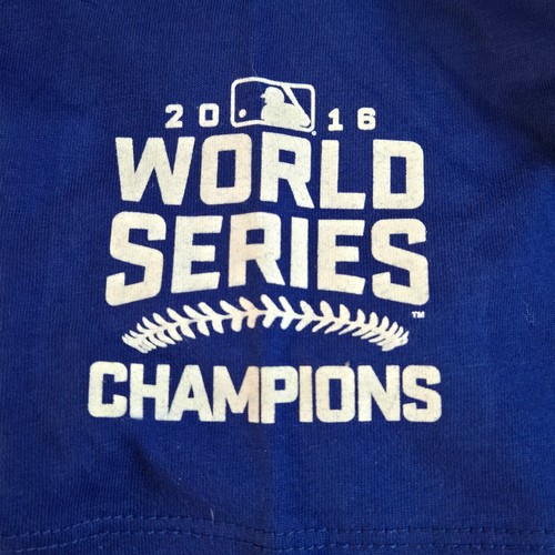 NWT MLB Majestic 2016 World Series Champions Javier Baez Chicago Cubs Shirt - Bild 3 von 5