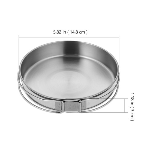 Non-stick Pan Mini Frying Portable Travel Indoor Outdoor for Camping - Picture 10 of 12