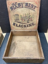 Bixby Best Boot Blacking Country Store Box