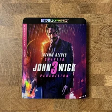 John Wick: Chapter 3--Parabellum (Ultra HD, 2019) With Slip Cover 