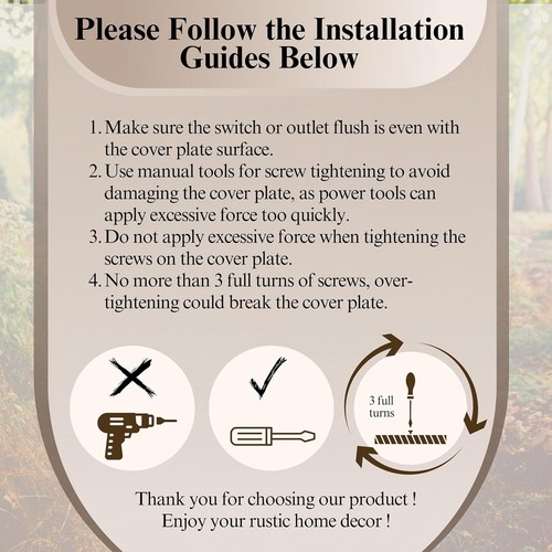 Single Toggle Decorative Light Switch Cover Plate - Bild 5 von 8