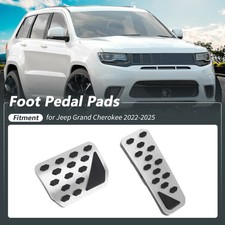 For 2011-2024 Jeep Grand Cherokee Dodge Durango WK2 Non-Slip Brake Gas Pedal Pad Cover Kit
