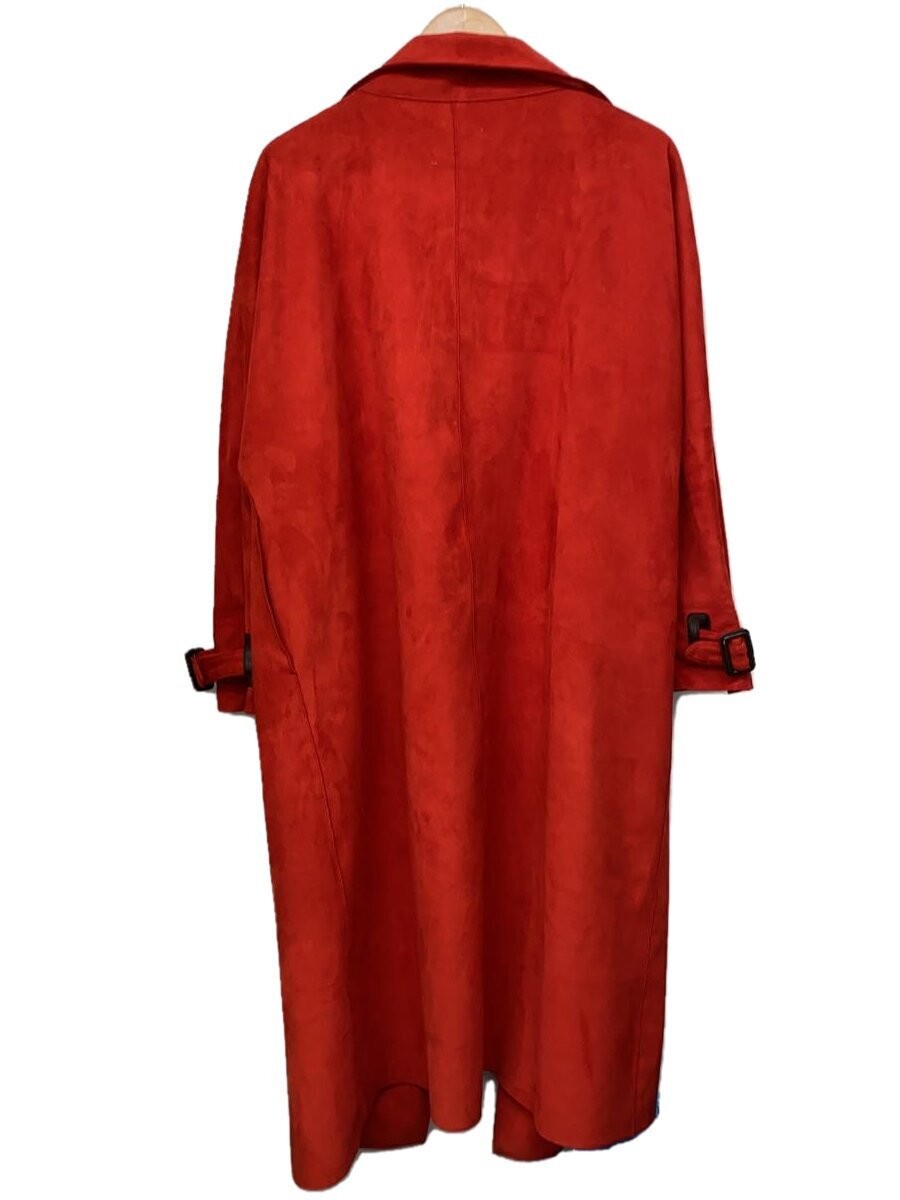 Ameri Wrap Collar Coat/Free/Polyester/Red/0192072… - image 2