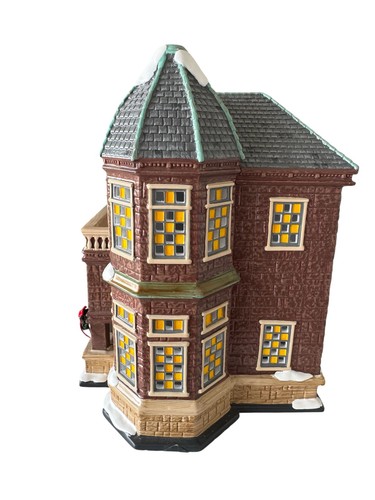 Department 56 Snow Village - RICHARDSONIAN ROMANESQUE HOUSE - Picture 16 of 16