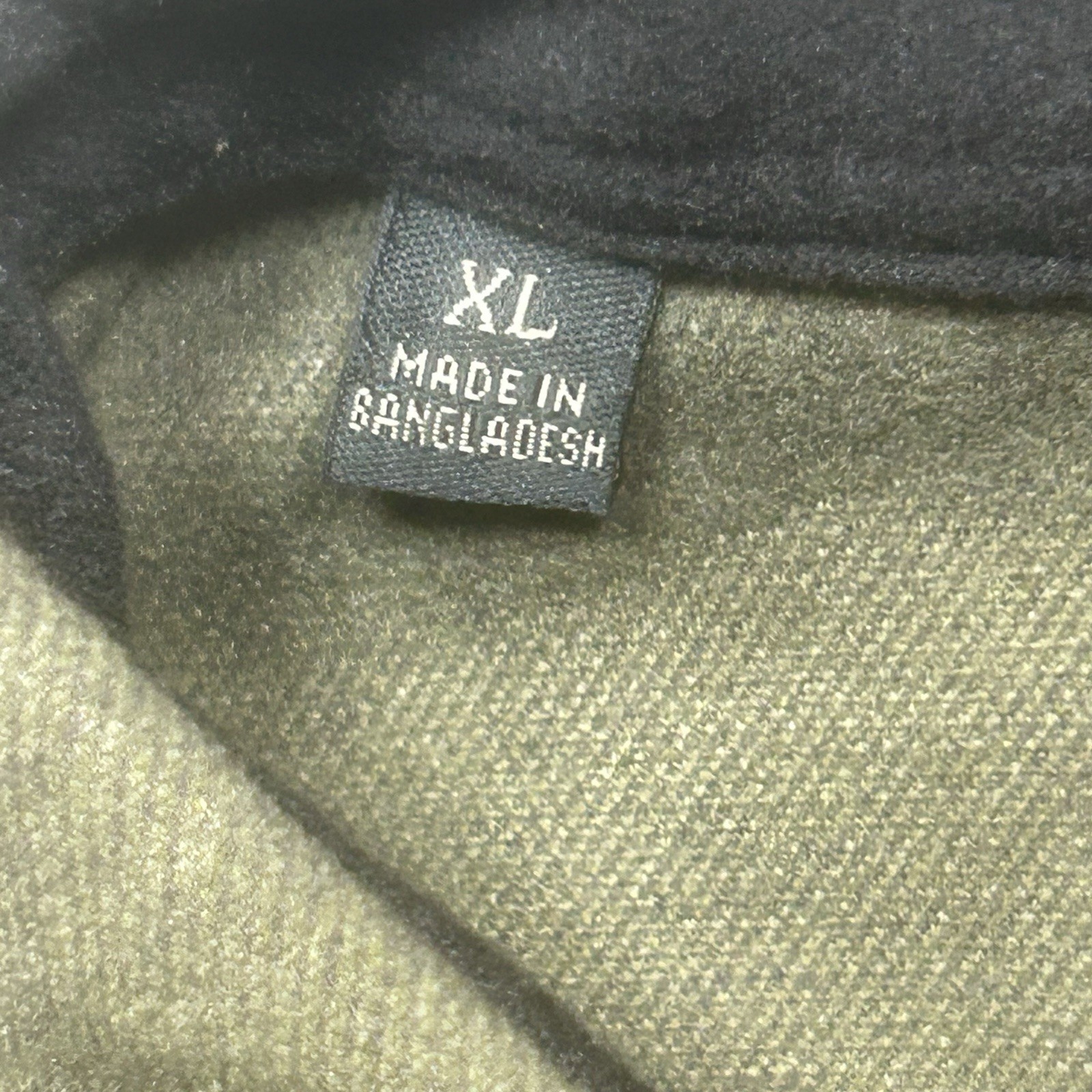 Jachs New York Shirt Men's XL Green Heavyweight Button Up Brushed Flannel EUC image 5